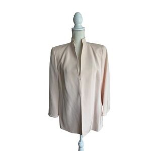 AKRIS Blush Pink 100% Silk Blazer
